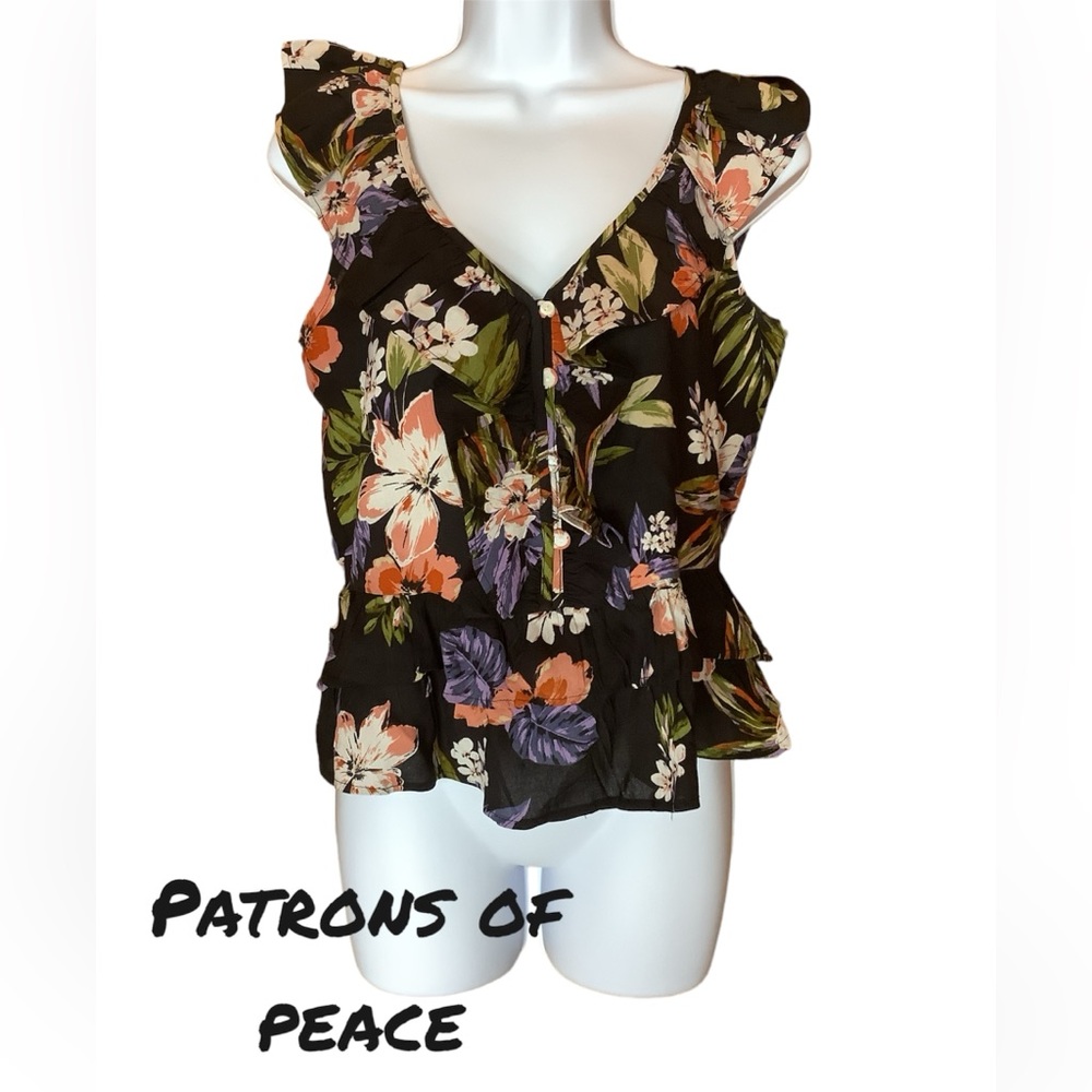 Patrons of peace sleeveless top